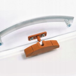 Fendt brown furniture cabinet door latch