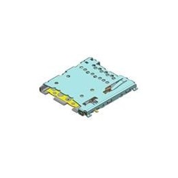 1 pcs : ST12S010VBAR1800 - Memory Card Connectors Pushpush microSD 10P 1.4mm 13.7mm 15.3mm