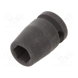 1 pcs x BETA - 720-13 - Socket, 6-angles,socket spanner,impact, HEX 13mm, 1/2', 38mm