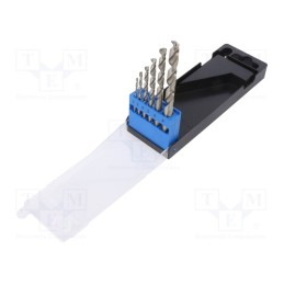 1 set x C.K - T3101 - Drill set, for metal, high speed steel stal szybkotnąca HSS