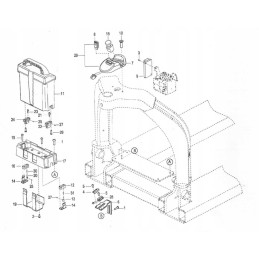 Switch key for electric trolley ept12 ez