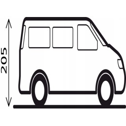 Vestibule rear tent Brunner Comet VW T5 T6