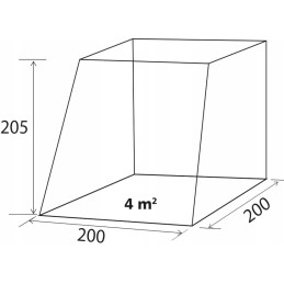 Vestibule rear tent Brunner Comet VW T5 T6