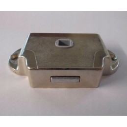 Closet lock, toilet door, metal intercamp bolt