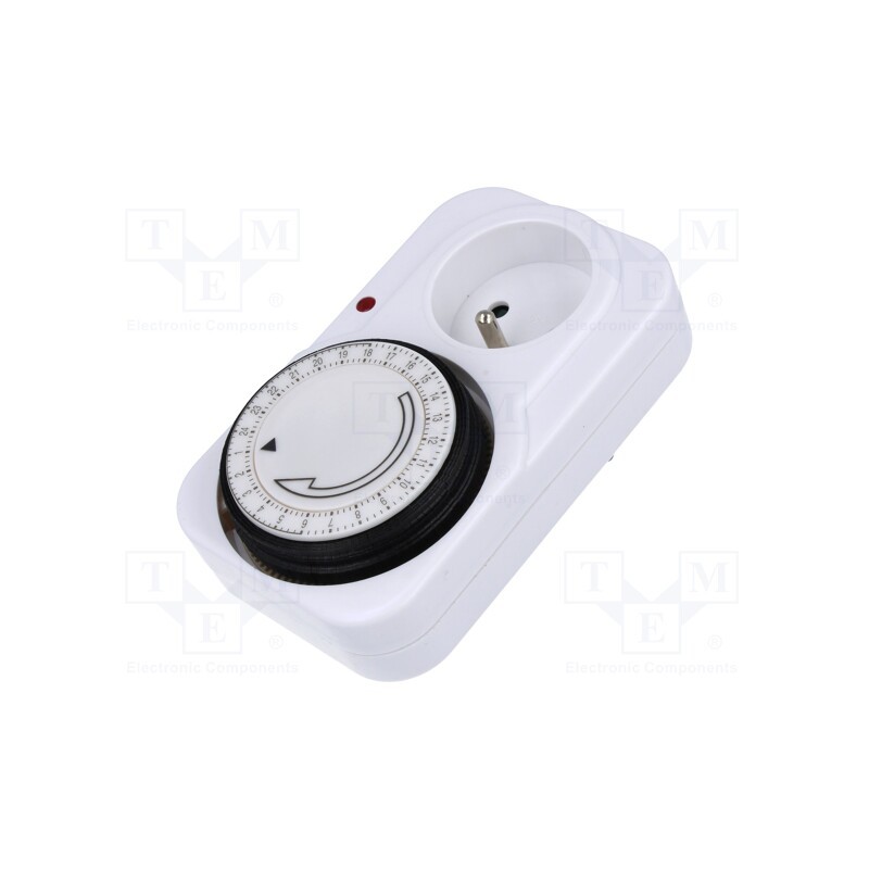 1 pcs x ZEXT - PC1M - Programmable time switch, 15min÷24h, 250VAC/16A, Usup: 230VAC