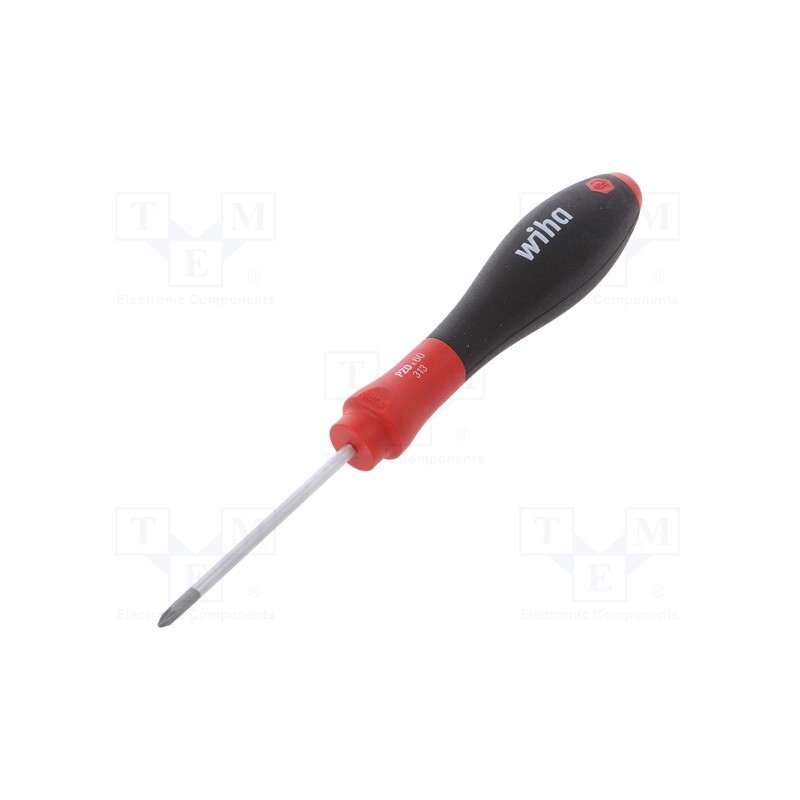 1 pcs x WIHA - 768 - Screwdriver, Pozidriv®, PZ0, SoftFinish®, Blade length: 60mm