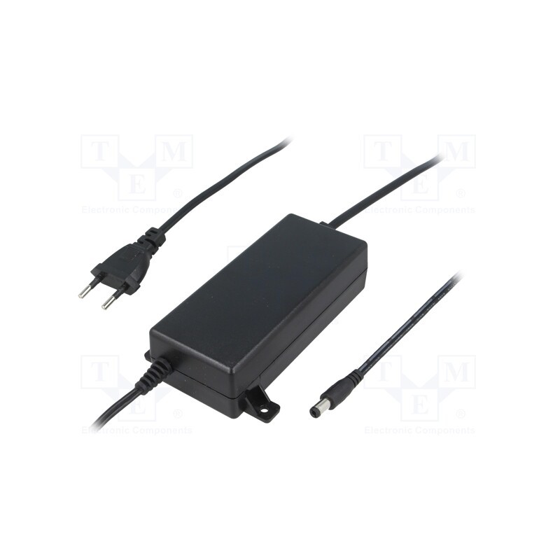 1 pcs x CELLEVIA POWER - CLD-6012-T2-EB - Power supply: switched-mode, 12VDC, 5A, Out: 5,5/2,1, 60W, desktop