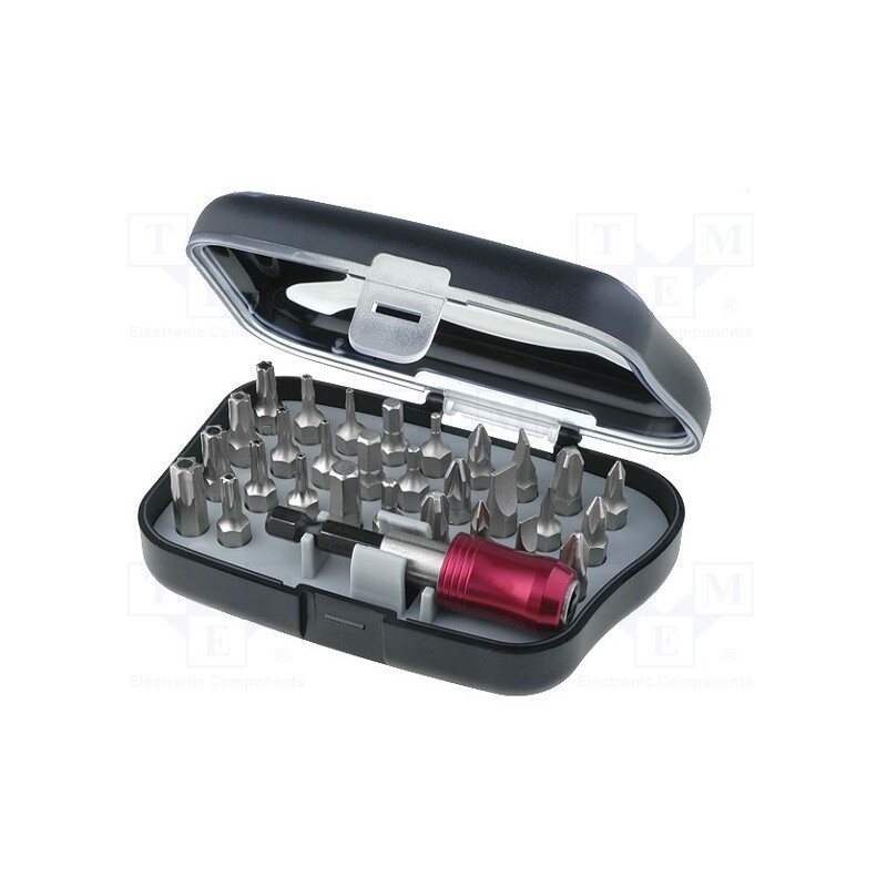 1 set x NEWBRAND - NB-01BITS-SET - Kit: screwdriver bits, Screwdr.bit l: 25mm, Overall len: 25mm