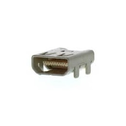 1 pcs : 46765-1001 - HDMI, Displayport & DVI Connectors Micro HDMI Recpt RA SMT TH SHELL TABS