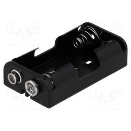 1 pcs x KEYSTONE - 2474 -AS - Holder, AA,R6, Batt.no: 2, on panel, 6F22 type