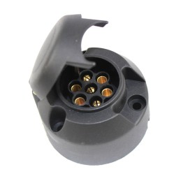Trailer socket plug 7 12v plastic 7 pin