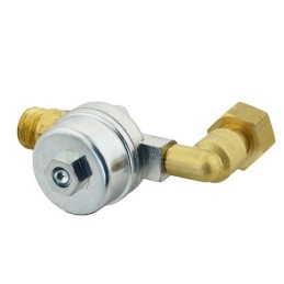 Gas pre-filter for angle forklift cylinders