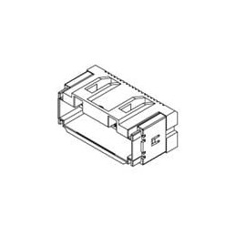 1 pcs : 502046-2070 - Headers & Wire Housings 1.25 W/B R/A Rec 20C kt EmbsTp Pkg