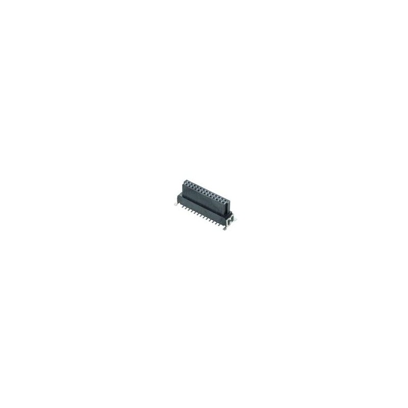 1 pcs : M55-6012642R - Board to Board & Mezzanine Connectors 26P 1.27 SMC Female Vertical SMT Type