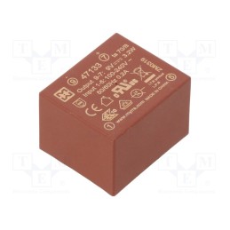 1 pcs x MYRRA - 47133 - Converter: AC/DC, 3.2W, 85÷265VAC, Usup: 120÷370VDC, Uout: 9VDC
