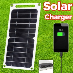 solar panel 6w 6v monocrystalline silicon waterproof usb dc type c h8