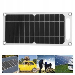 solar panel 6w 6v monocrystalline silicon waterproof usb dc type c h8