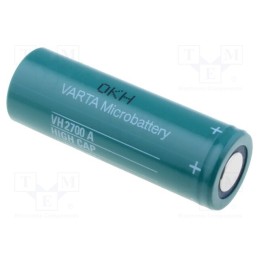 1 pcs x VARTA MICROBATTERY - 55127101501 - Re-battery: Ni-MH, A, 1.2V, 2700mAh
