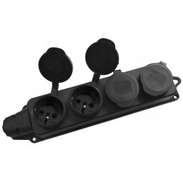 Adapter, CEE plug, 230v socket, IP adapter