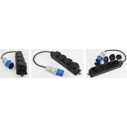 Adapter, CEE plug, 230v socket, IP adapter