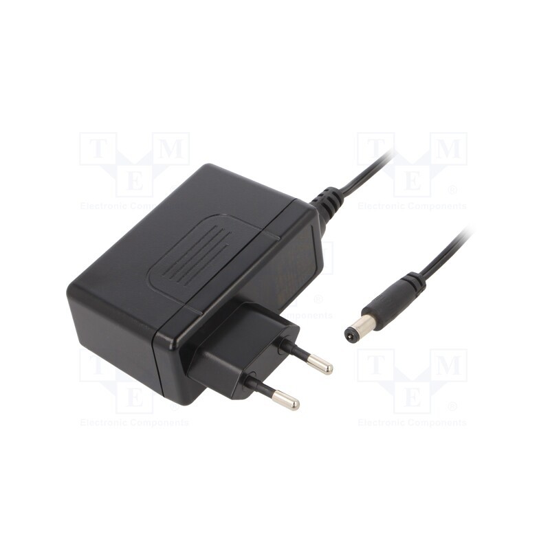 1 pcs x MEAN WELL - GSV60E12-P1J - Power supply: switched-mode, plug, 12VDC, 50W, Plug: EU, 4.16A, 85%