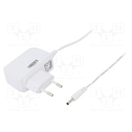 1 pcs x CELLEVIA POWER - CLW-1005-W2E-ER13-WH - Power supply: switched-mode, plug, 5VDC, 2A, 10W, Plug: EU, 79%