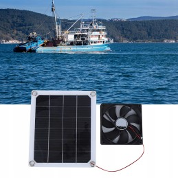 10w portable exhaust fan with panel