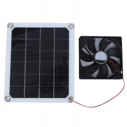 10w portable exhaust fan with panel