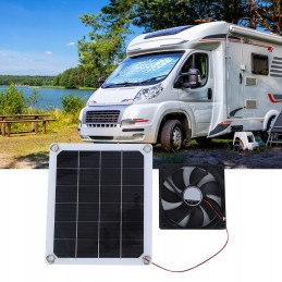 10w portable exhaust fan with panel