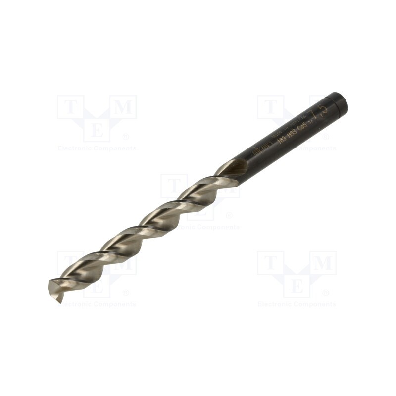 1 pcs x ALPEN-MAYKESTAG - 18300750100 - Drill bit, for metal, Ø: 7.5mm, L: 109mm, Working part len: 69mm