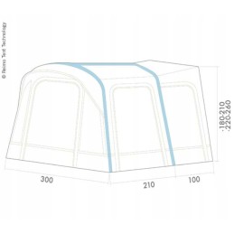 Westfield car vestibule inflatable tent