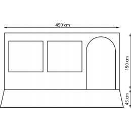 Narvik 450 omnistor and fiamma awning body