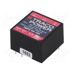 1 pcs x TRACO POWER - TMPS 05-105 - Converter: AC/DC, 5W, 85÷264VAC, Usup: 120÷370VDC, Uout: 5VDC, 80%