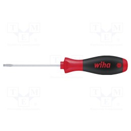 1 pcs x WIHA - 27753 - Screwdriver, slot, 4,5x0,8mm, SoftFinish®, Blade length: 80mm