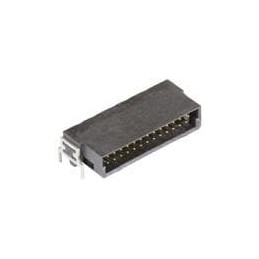 1 pcs : 15150122401000 - Board to Board & Mezzanine Connectors har-flex angled male, 12pin, PL1, with through hole hold downs