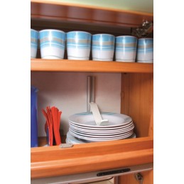 Security lock handle for Fiamma plates