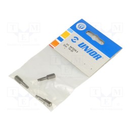 1 pcg x UNIOR - 602411 - Screwdriver bit, Torx®, TX20, Overall len: 25mm, 3pcs.