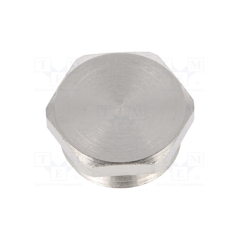 1 pcs x HUMMEL - 1.155.1300.01 - Stopper, PG13,5, IP54, brass, Plating: nickel, V-NE-Ms, Thread: PG