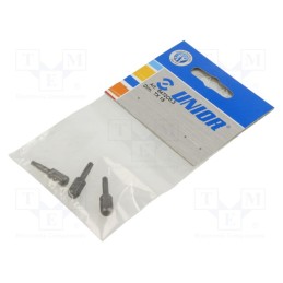 1 pcg x UNIOR - 602410 - Screwdriver bit, Torx®, TX15, Overall len: 25mm, 3pcs.