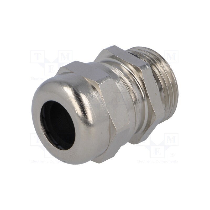 1 pcs x HELUKABEL - HT-MS M20X1.5 - Cable gland, M20, 1.5, IP68, brass, Body plating: nickel