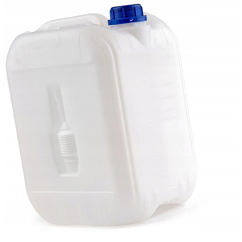 Plastic canister for water, liquids, fuel, 10l x4c56