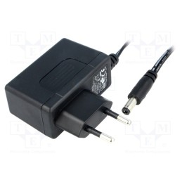 1 pcs x MEAN WELL - SGA12E07-P1J - Power supply: switched-mode, plug, 7.5VDC, 1.6A, 12W, Plug: EU, 83%