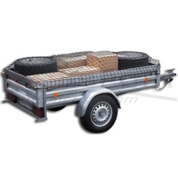 Cargo securing net, black, 200x300 cm