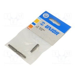 1 pcg x UNIOR - 621284 - Screwdriver bit, Torx®, TX30, Overall len: 25mm, 3pcs.