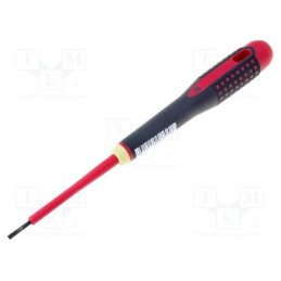 1 pcs x BAHCO - BE-8010S - Screwdriver, insulated, slot, 2,5x0,4mm, Blade length: 75mm, 1kVAC