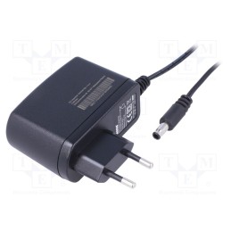 1 pcs x MOSO - MSA-C1200CS12.0-18F-DE-3055 - Power supply: switched-mode, plug, 12VDC, 1.25A, 15W, Plug: EU
