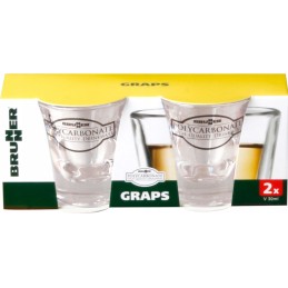 Vodka glass set Brunner 30 ml 2 pcs