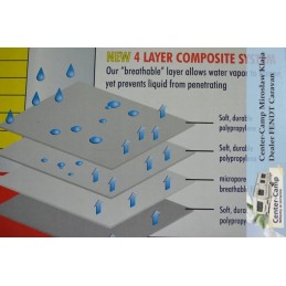 Cover for a camper up to 6-5 m