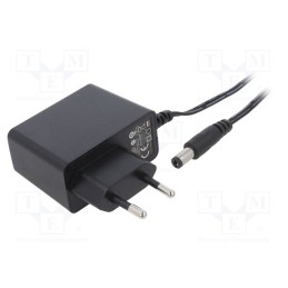 1 pcs x POS - POSC12100A - Power supply: switched-mode, plug, 12VDC, 1A, 12W, Plug: EU, 82.96%
