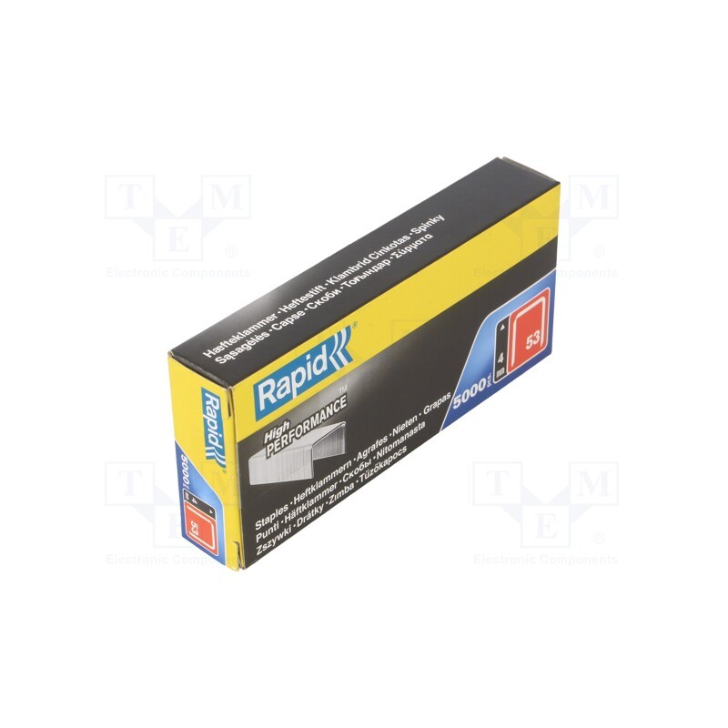 1 pcg x RAPID - 23808700 - Staples, 4mm, 5000pcs, TYP 53, RAP-ECO